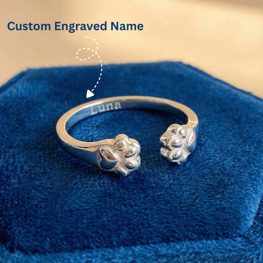 Paw Embrace Adjustable Ring