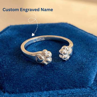 Paw Embrace Adjustable Ring